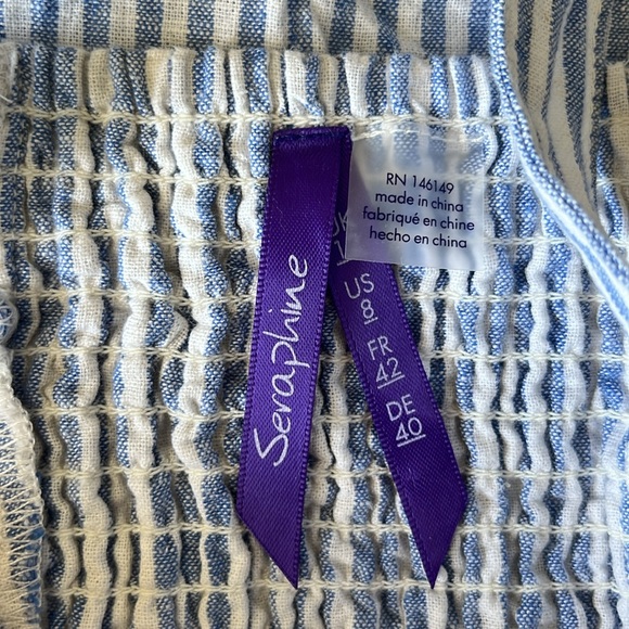 Linen & Cotton Midi Maternity & Nursing Dress - Picture 4 of 5